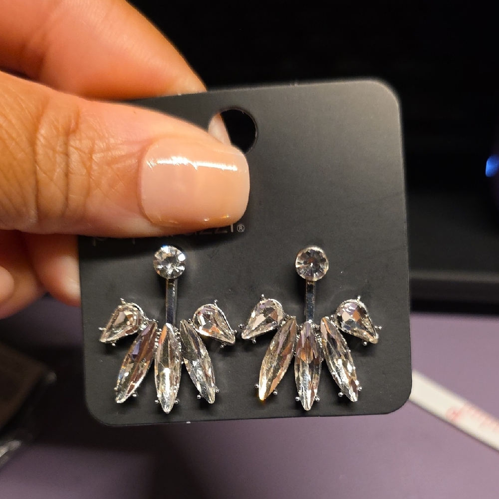 BUNDLE ANY 2, PAY ONE PRICE. Silver Crystal Earrings